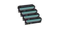 Complete set of 4 Compatible HP-CF360A-361A-362A-363A (508A) Colours  Laser Cartridges